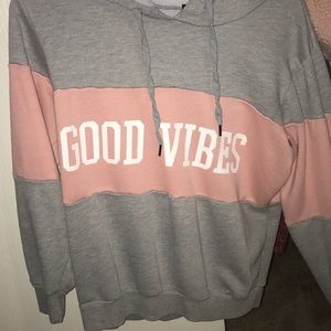 Good vibes Grey sweatshirt